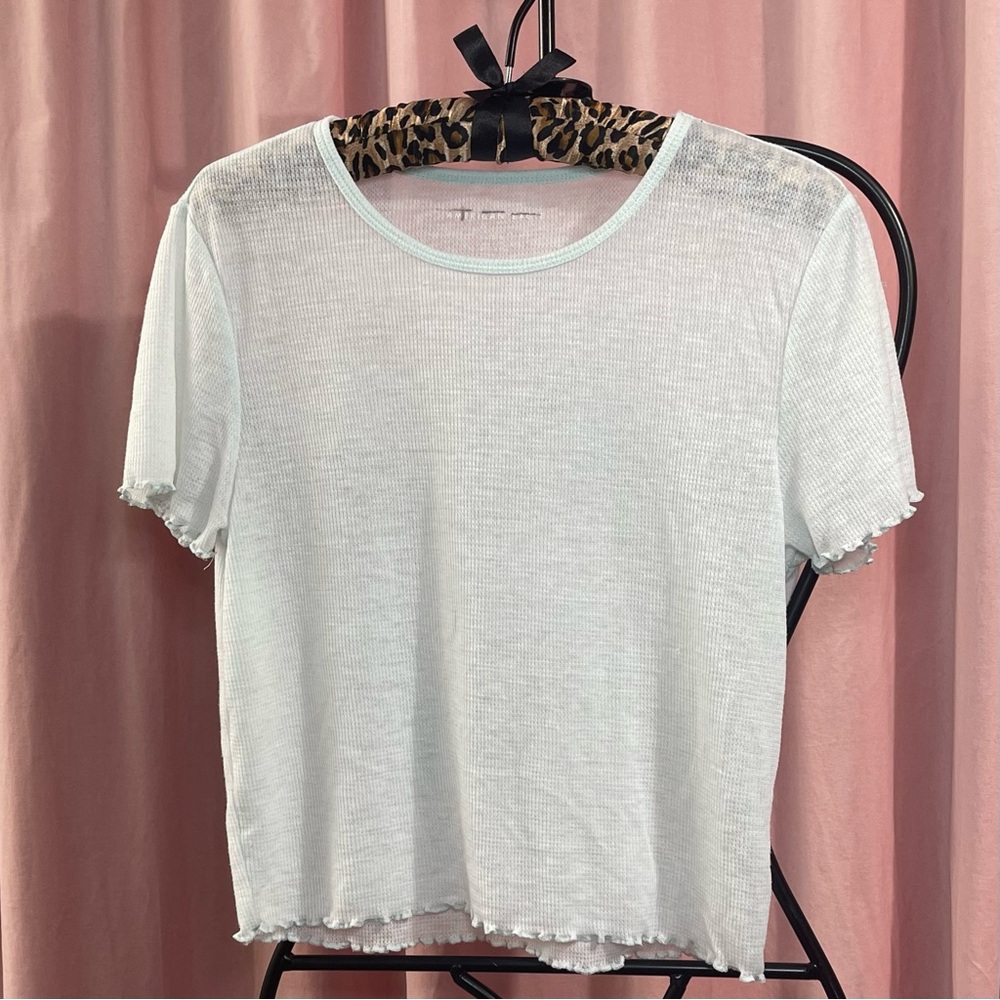 🩵NWOT AE waffle baby tee